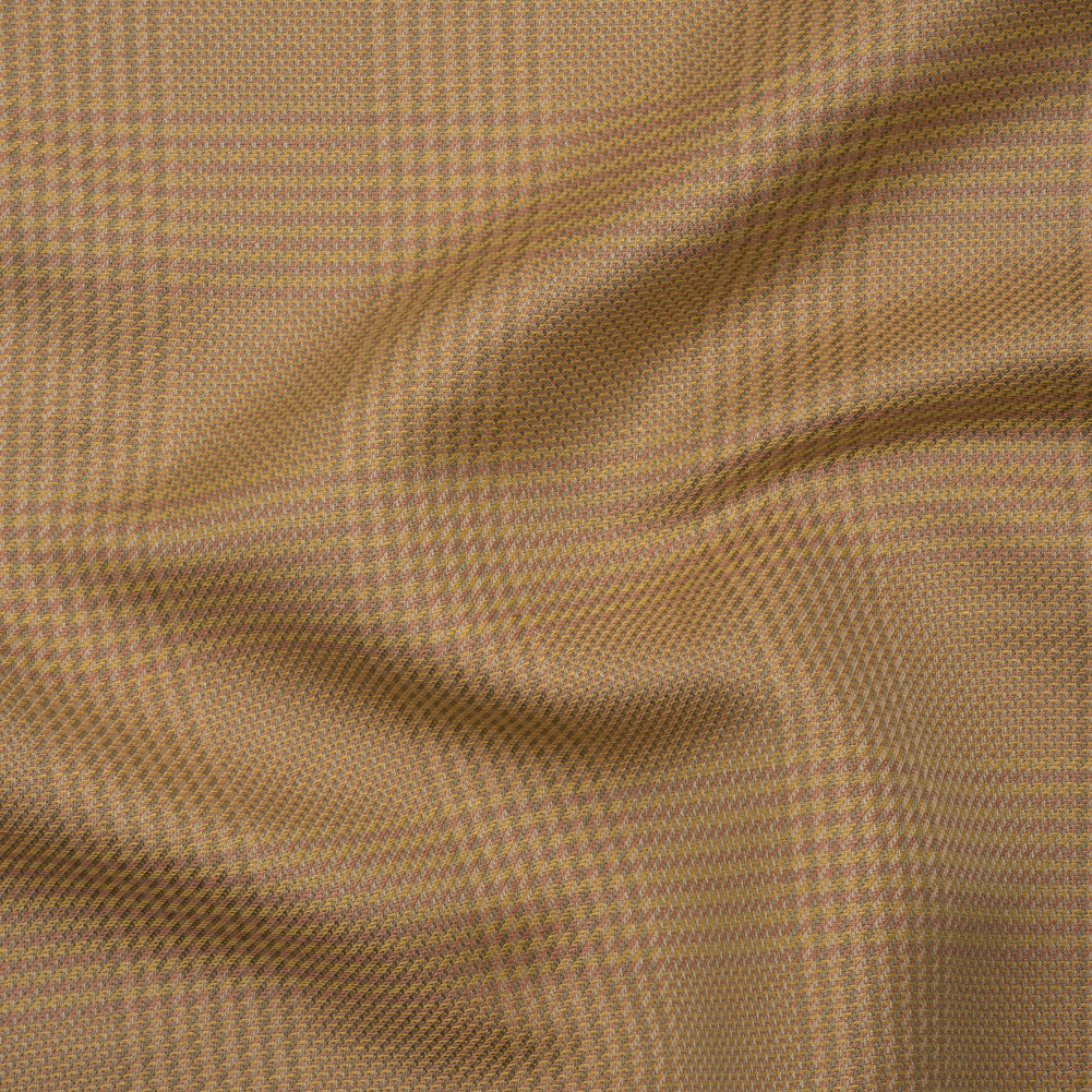 Linen Twill - Pink, Yellow and Olive Green Plaid - Joann Fabrics