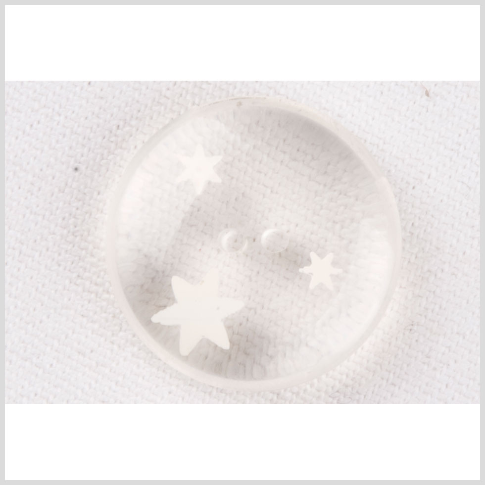 Clear Ivory Plastic Button - 36L/23mm - Joann Fabrics