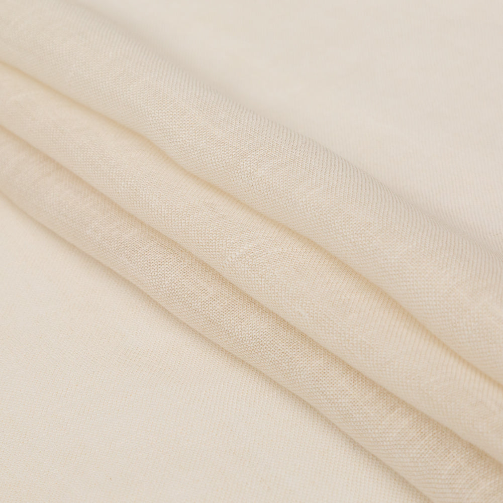 Linen Scrim with Metallic Foil - Gold on Ivory - Talatha Collection - Joann Fabrics