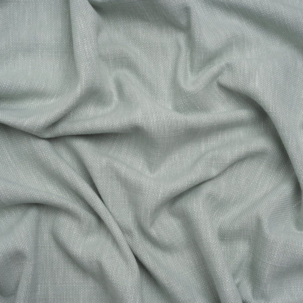 Linen Look Recycled Polyester and Cotton Woven - Seafoam - British Imported - Joann Fabrics