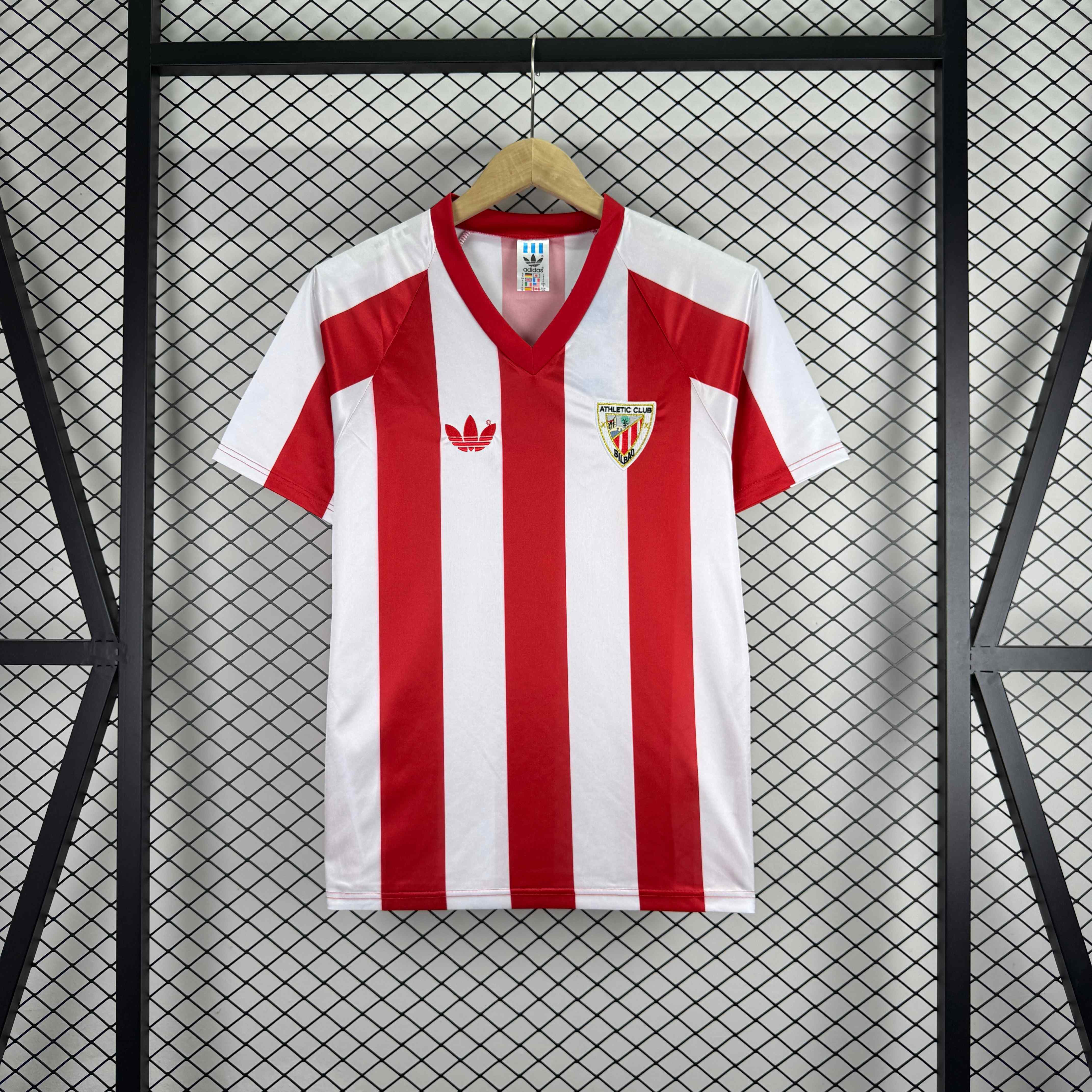 1986/1987 Retro Athletic Bilbao Home Football Shirt 1:1 Thai Quality