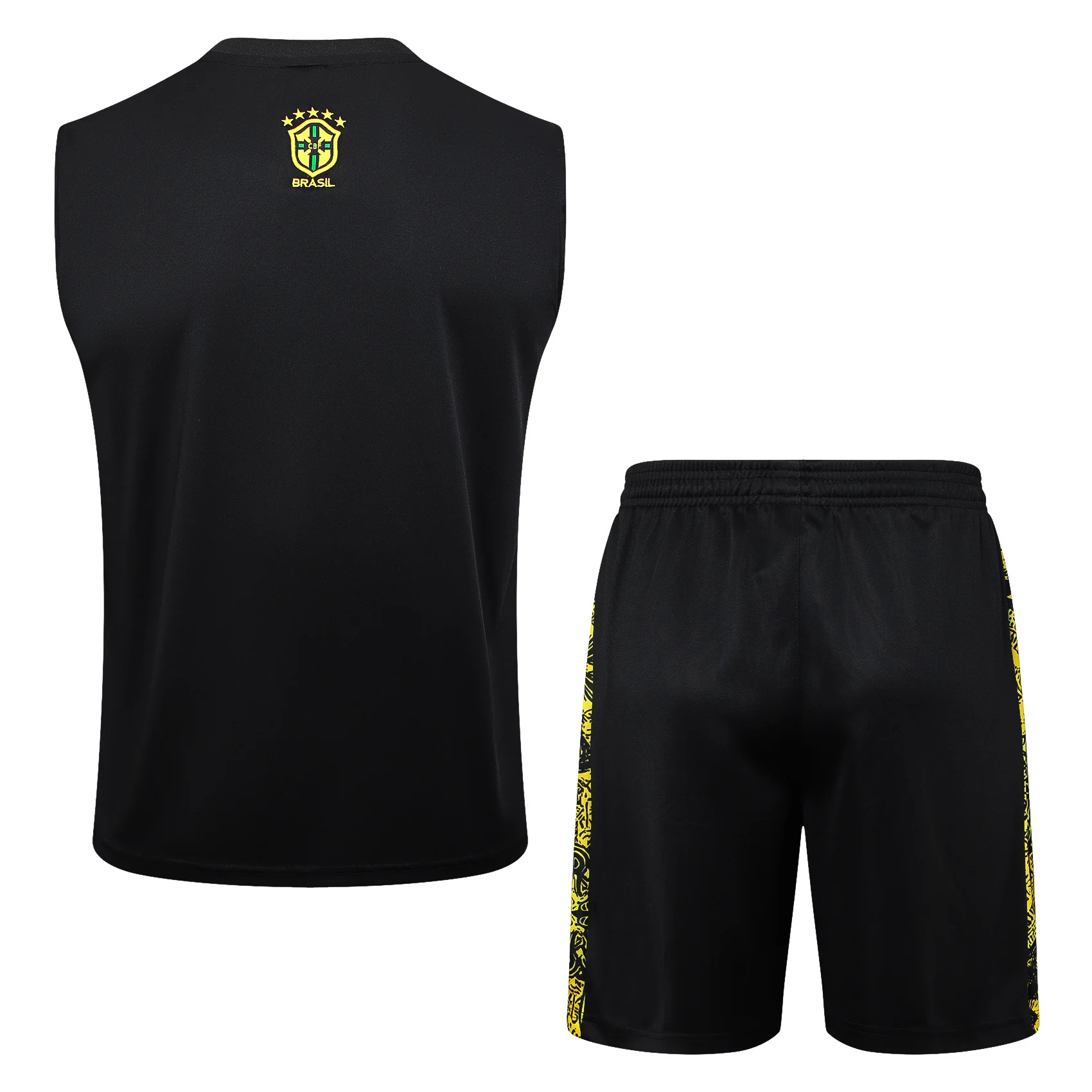 Brazil Jesus Yellow Tank Top Set