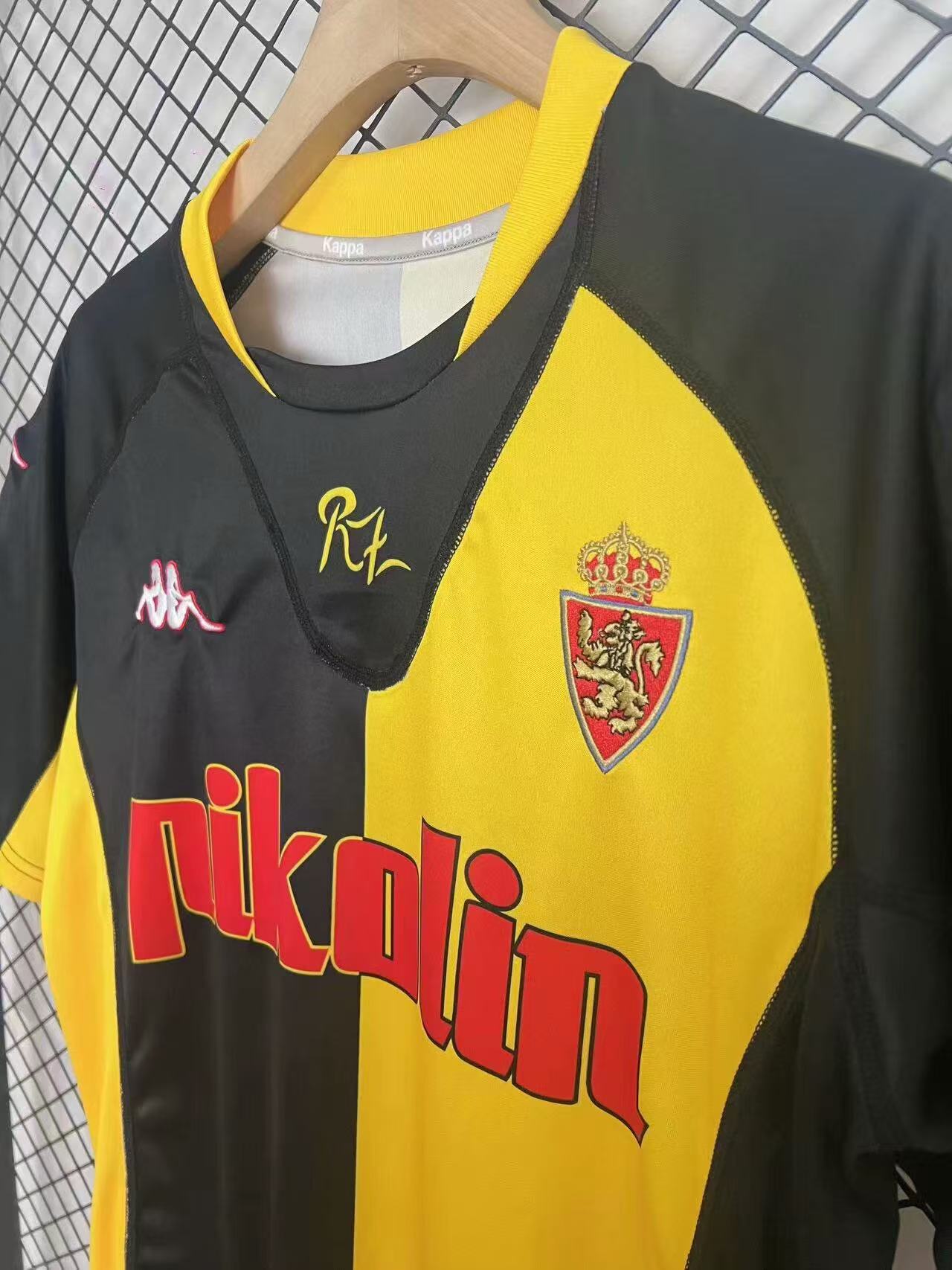 2001/2002 Retro Real Zaragoza Away Football Shirt 1:1 Thai Quality