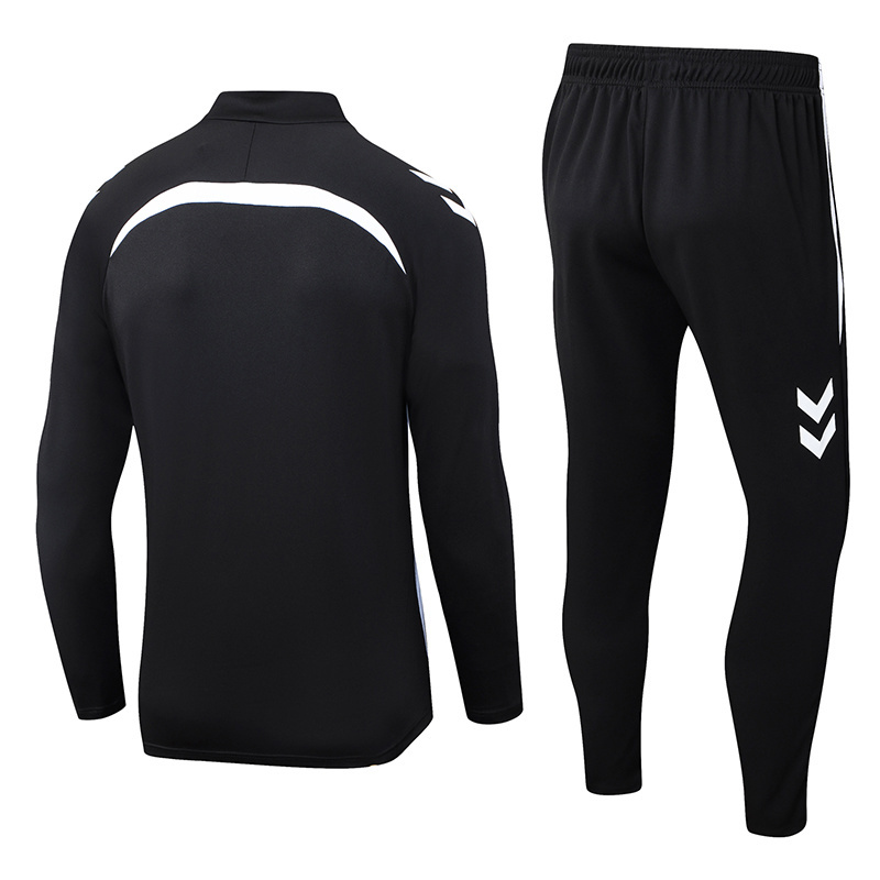 2025/2026 Real Betis Half-Pull Training Suit Black Football Shirt 1:1 Thai Quality Set