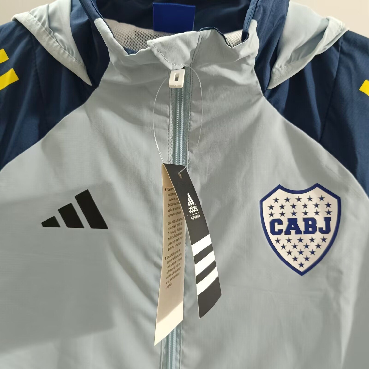 Boca Juniors 25-26 Training Windbreaker Jacket - Grey - UnitedFutballJersey