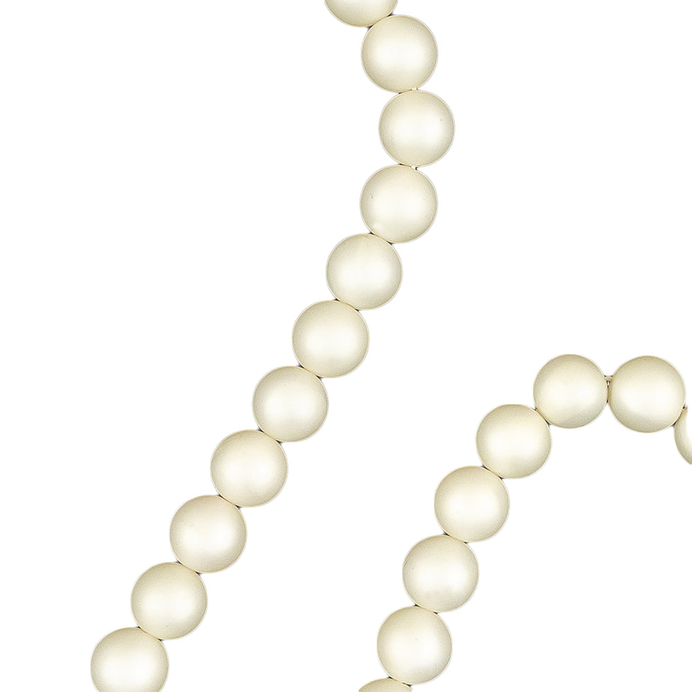 Vintage 10mm Matte Pearl Beaded Strand - 15