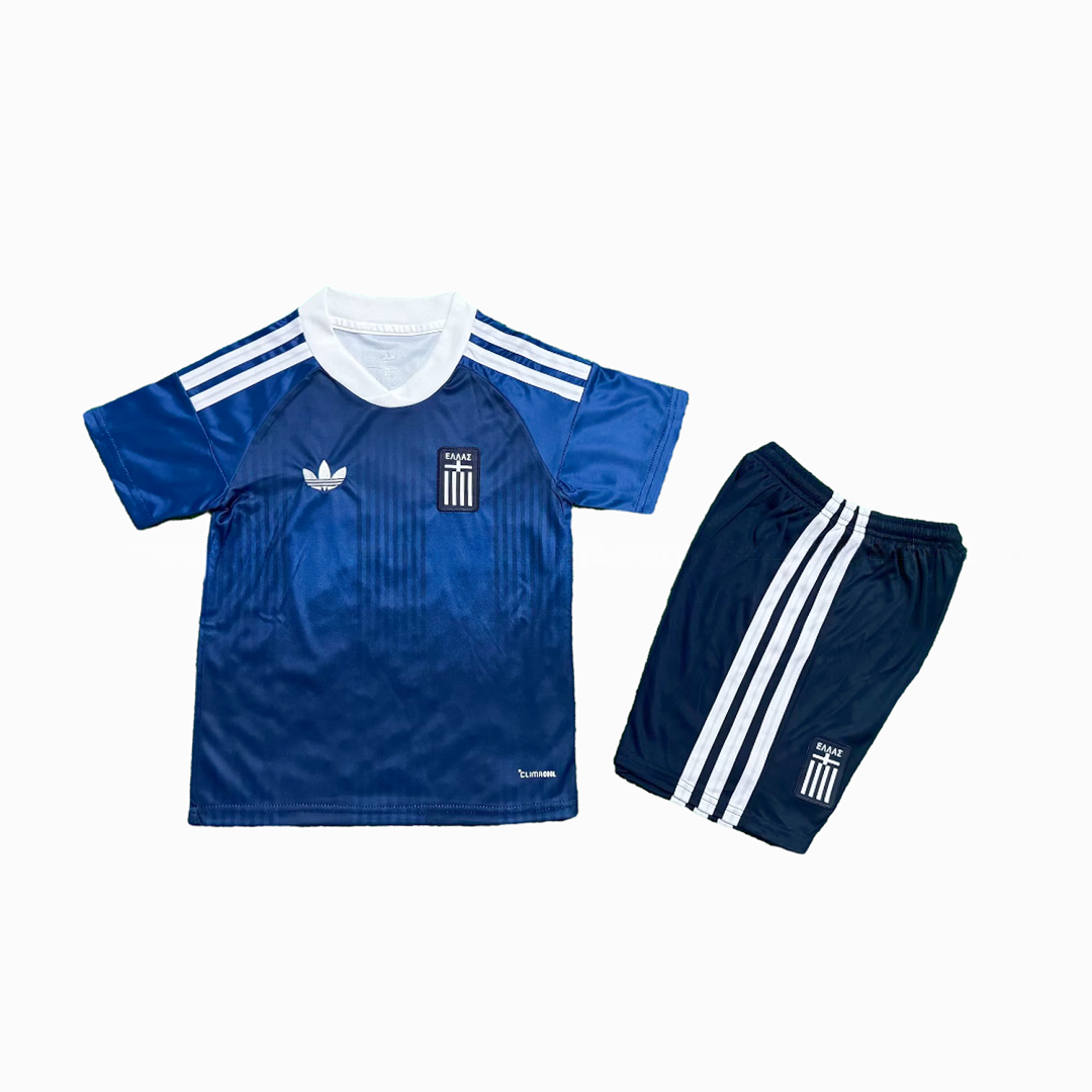 Greece 2026 Away Kids Kit - UnitedFutballJersey