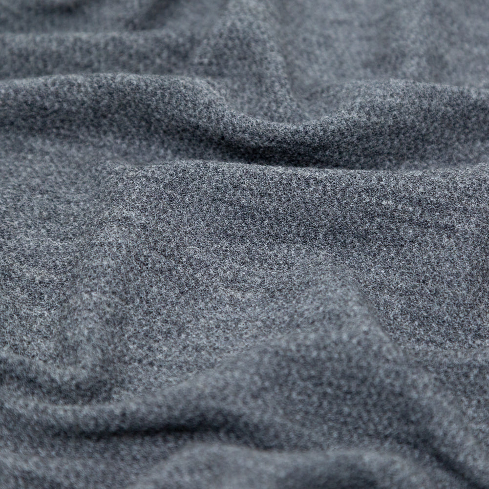 Italian Heathered Gray Creped Stretch Knit - Joann Fabrics