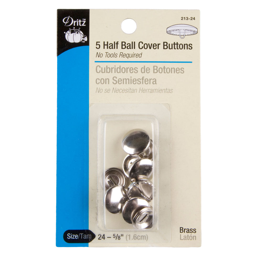 Dritz Half Ball Covered Buttons Size 24-5/8