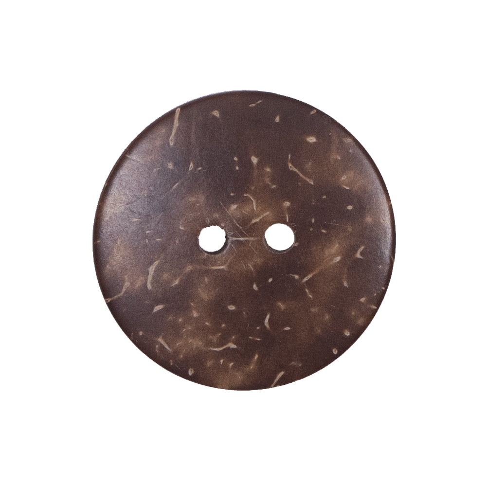 Italian Brown Etched Coconut Button - 40L/25.5mm - Joann Fabrics