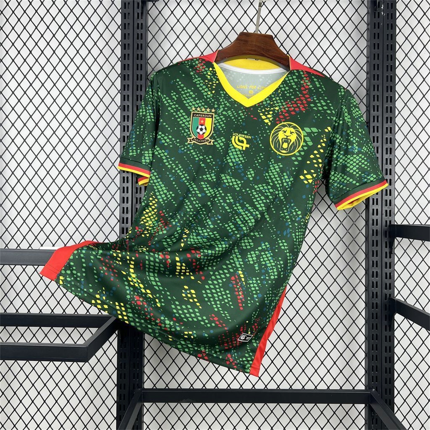 Cameroon 2026 Home Green Jersey - Fans Version - UnitedFutballJersey