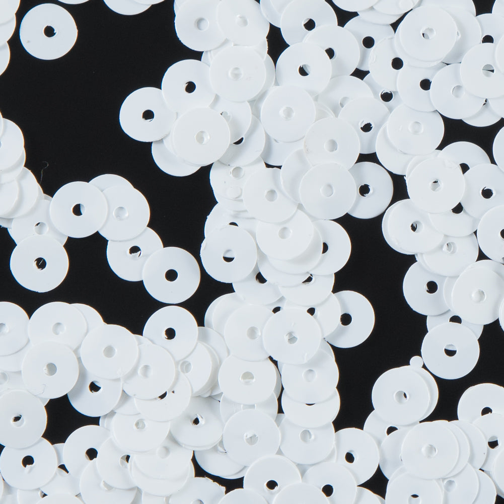 Bag of White Transparent Bright Loose Sequins - 5mm - Joann Fabrics