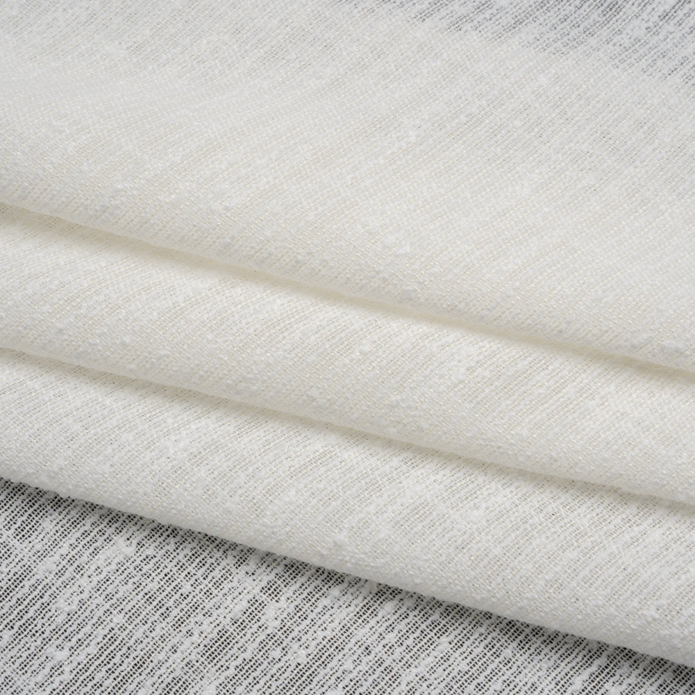 Slubbed Double Wide Drapery Sheers Woven Fabric - Chalk - British Imported - Joann Fabrics