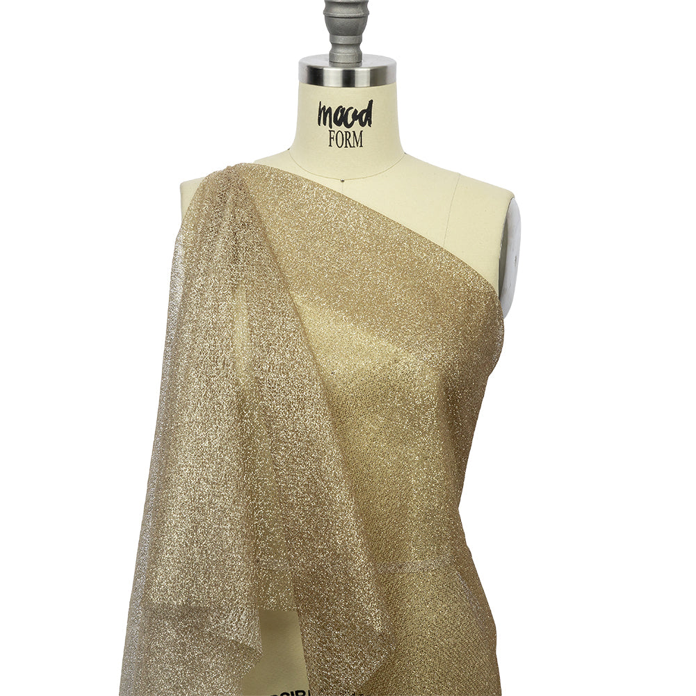 White and Gold Ombre Glitter Webbing - Joann Fabrics
