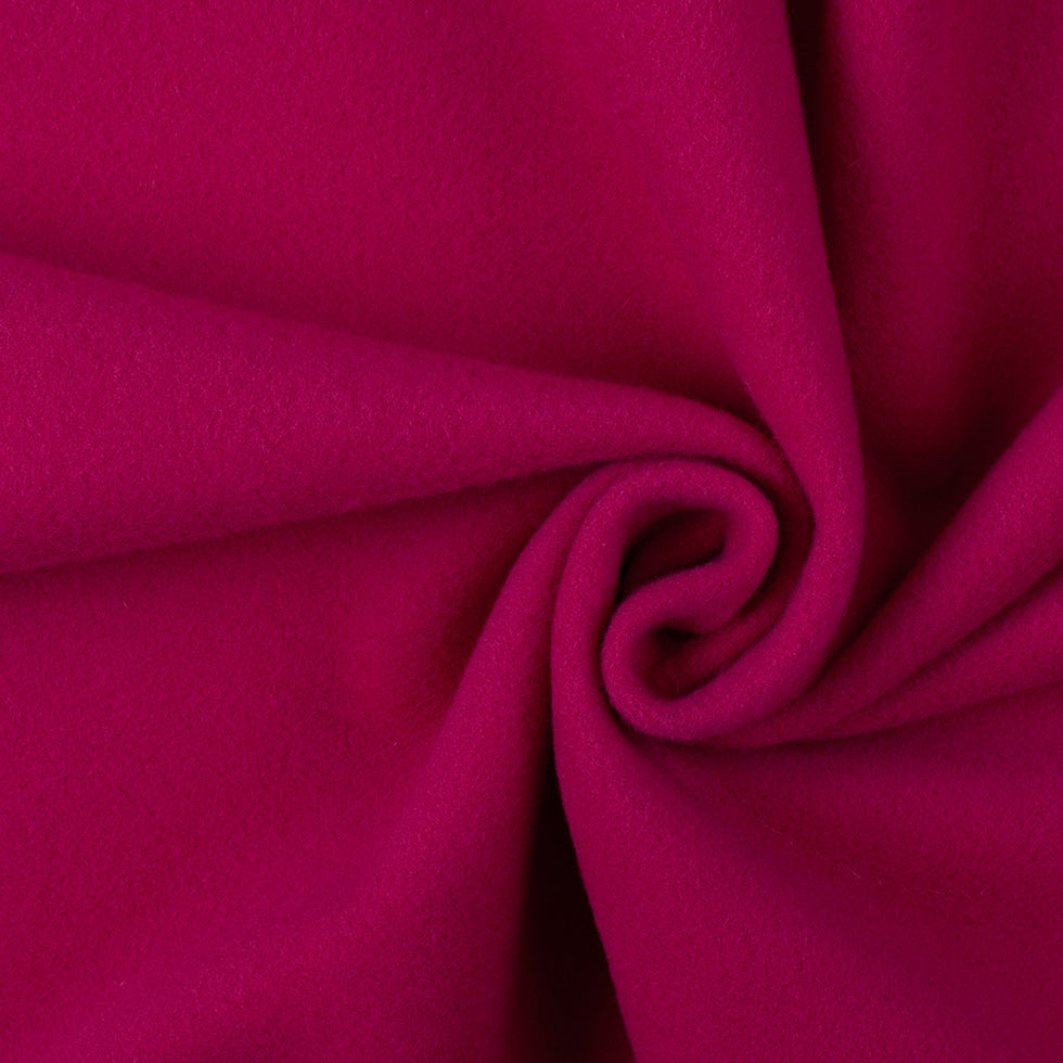 Wool/Cashmere Coating - Fuchsia, Made in Italy - Alberini Collection - Joann Fabrics