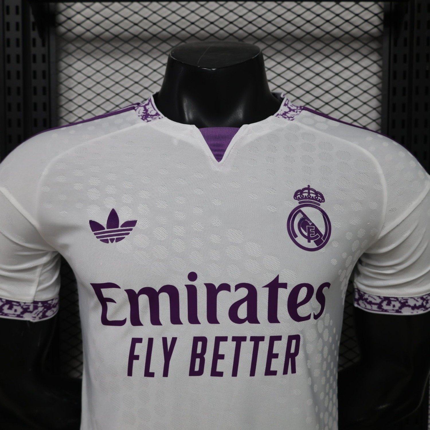 Real Madrid 26-27 White Purple Special Jersey - Player Version - UnitedFutballJersey