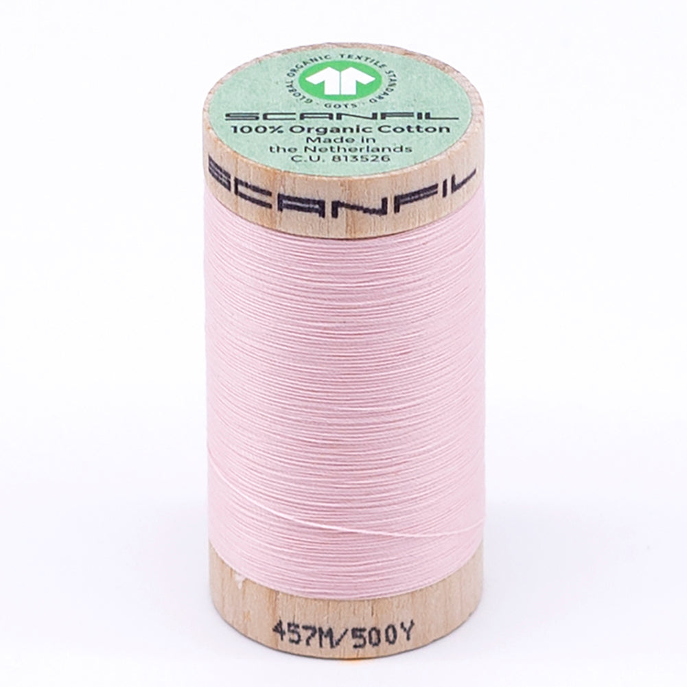 SCANFIL® 50wt Organic Pima Cotton Thread 500 yds - 4860 Crystal Pink - Joann Fabrics