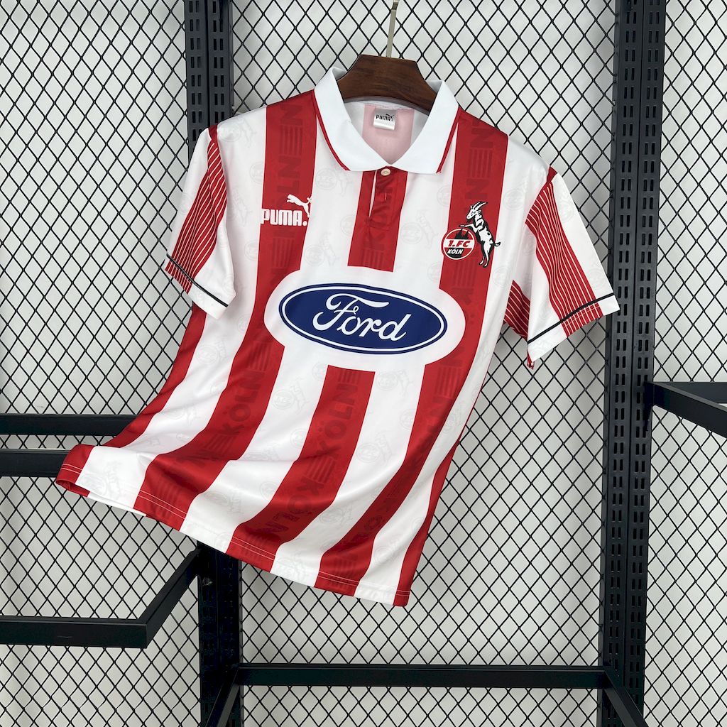 1995/1996 Retro FC Köln Home Football Jersey 1:1 Thai Quality