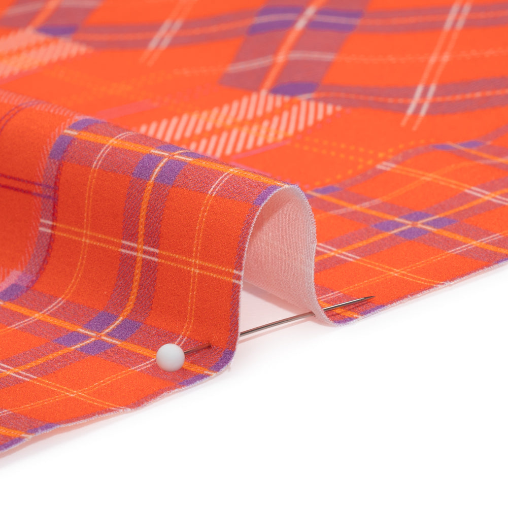 Mood Exclusive Red Orange With the Band Stretch Brushed Cotton Twill Panel - Joann Fabrics