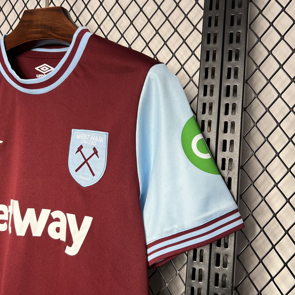 2024/2025 West Ham United Football Shirt Home 1:1 Thai Quality