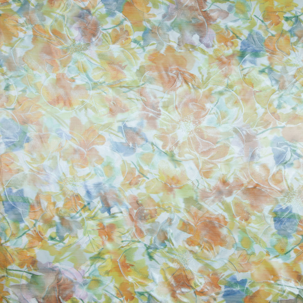 Ocean Breeze Floral Brocade - Joann Fabrics