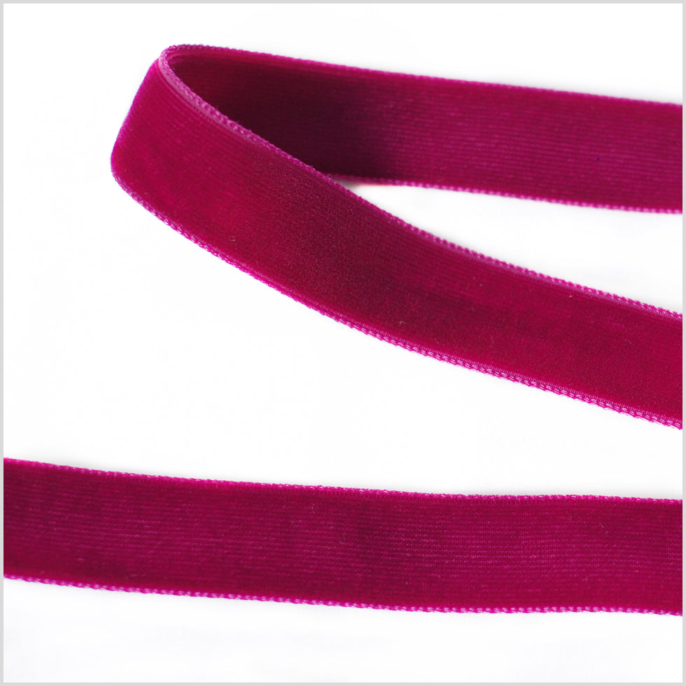 Double Faced Velvet Ribbon Made in Italy - 5/8