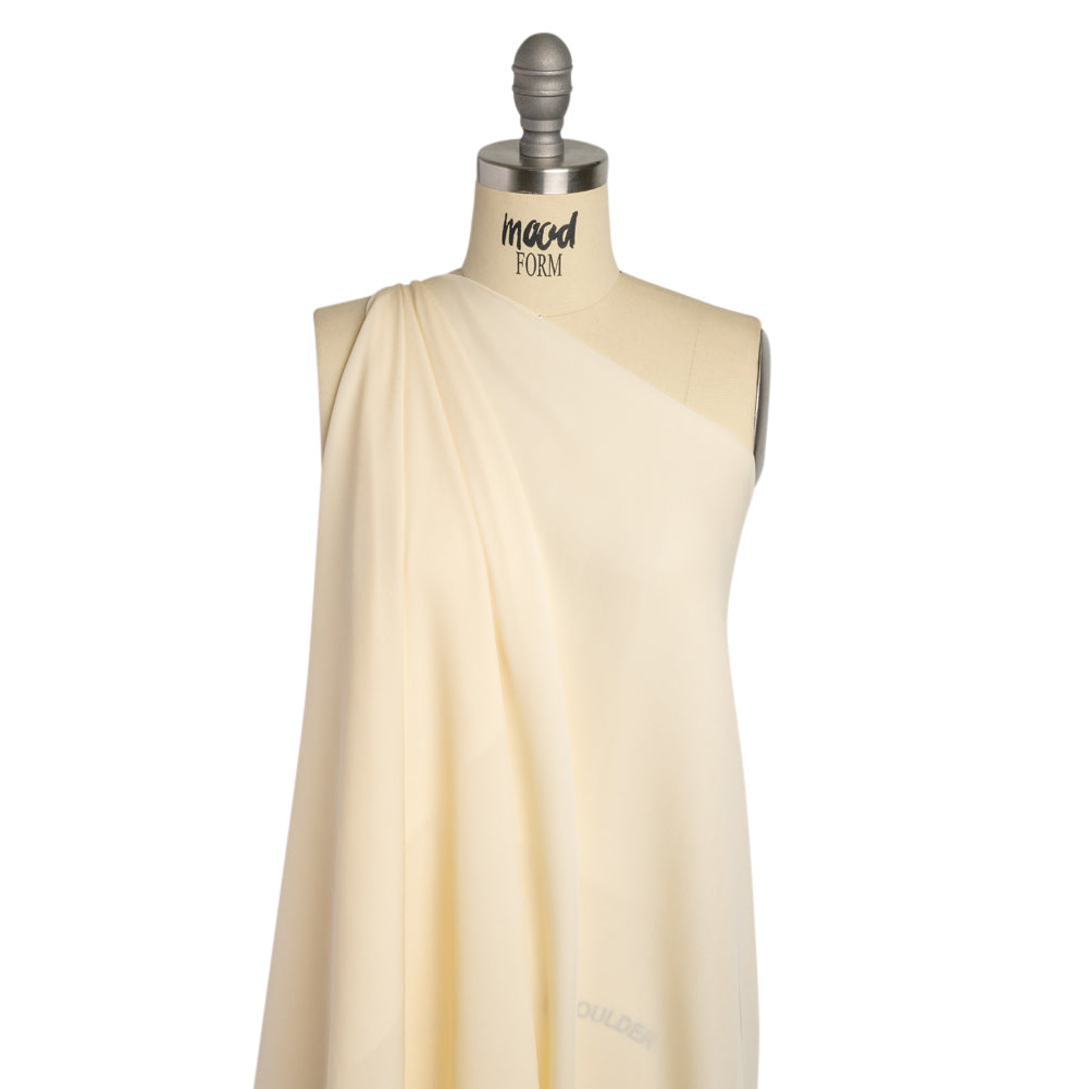 Silk Double Georgette - Pale Yellow - Premium Collection - Joann Fabrics