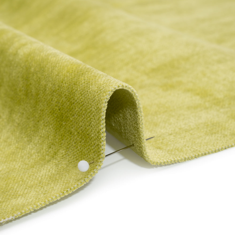 Upholstery Chenille with Latex Backing - Lime - Tonnet Collection - Joann Fabrics