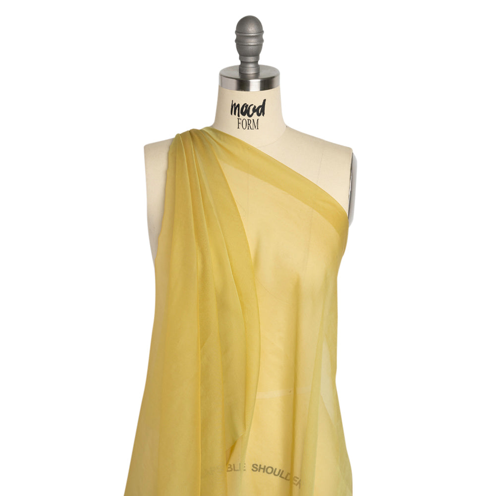 Chiffon-Like Silk Voile - Citron Iridescent - Adelaide Collection - Joann Fabrics