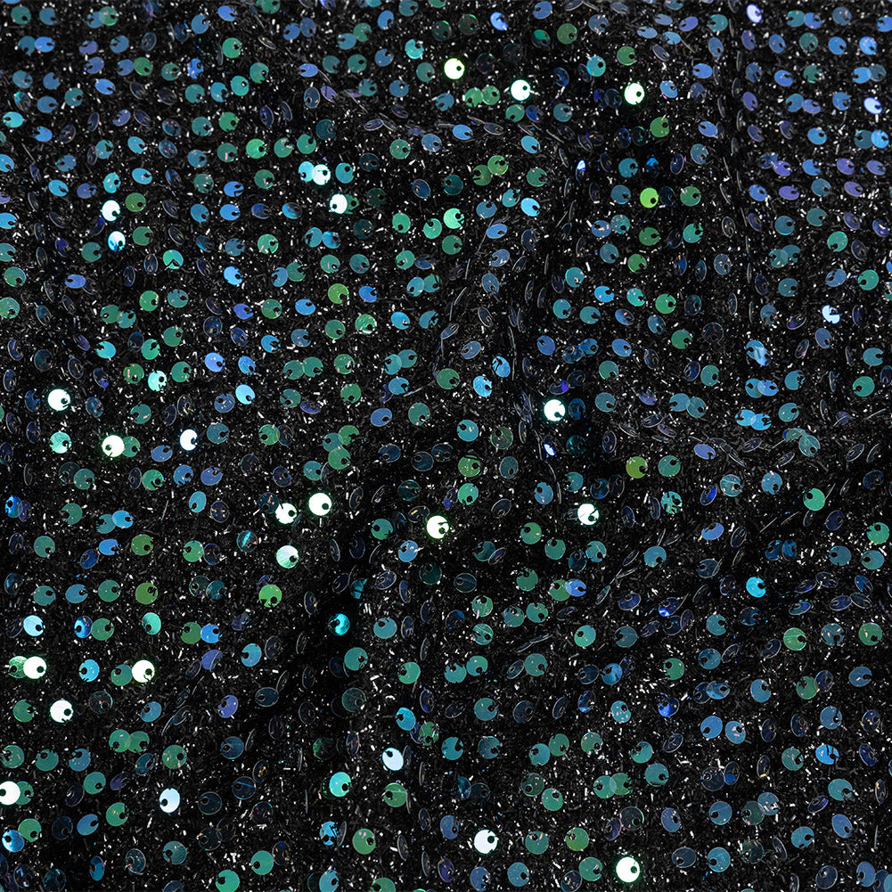Rossi Navy and Green Two-Tone Circle Paillette Sequins - Joann Fabrics