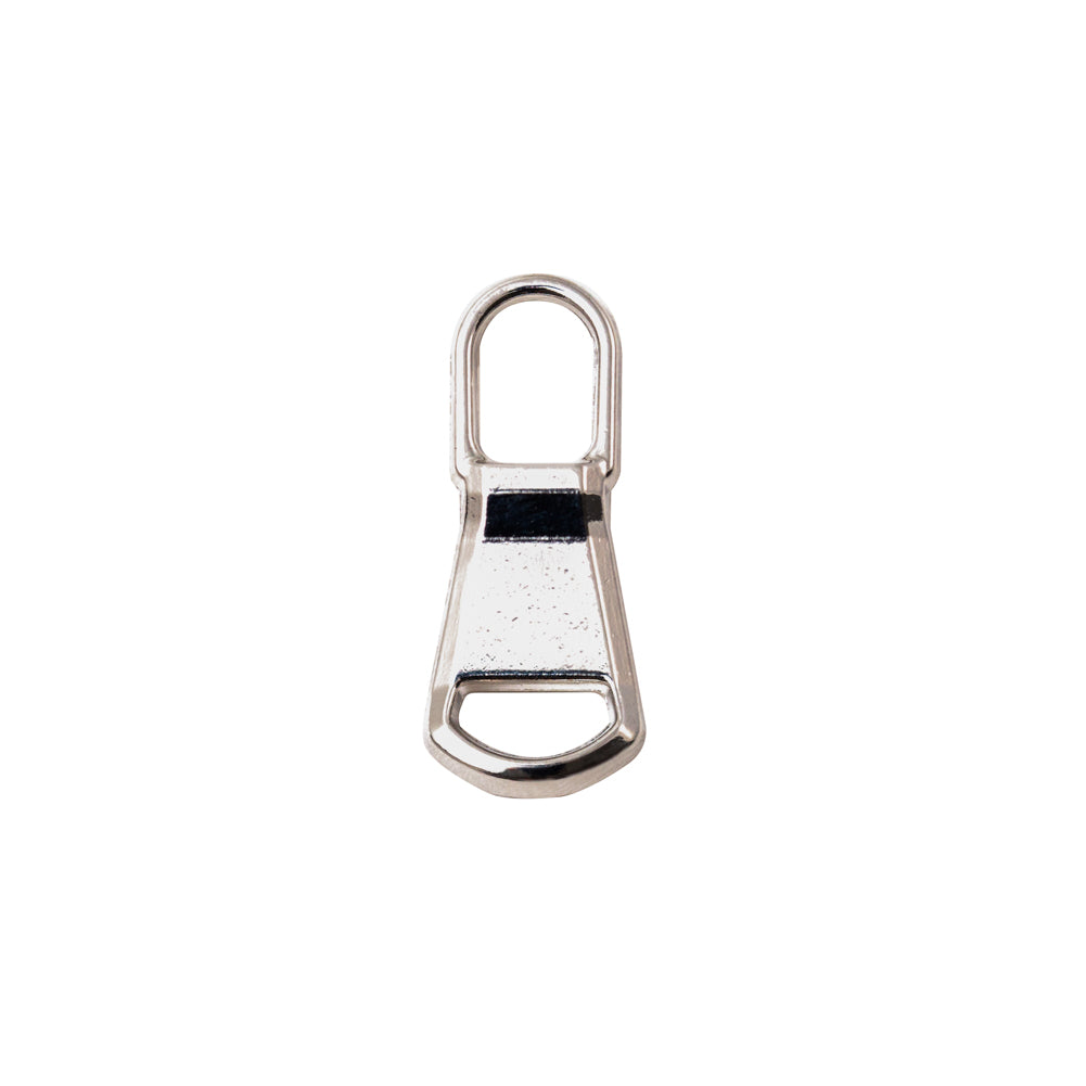 Mood Exclusive Italian Large Silver Rounded Edge Metal Zipper Pull - Joann Fabrics