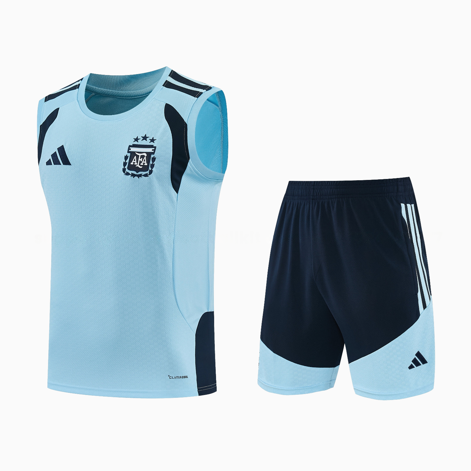 Argentina 2026 Vest Training Set - Light Blue Top & Dark Blue Pants - UnitedFutballJersey