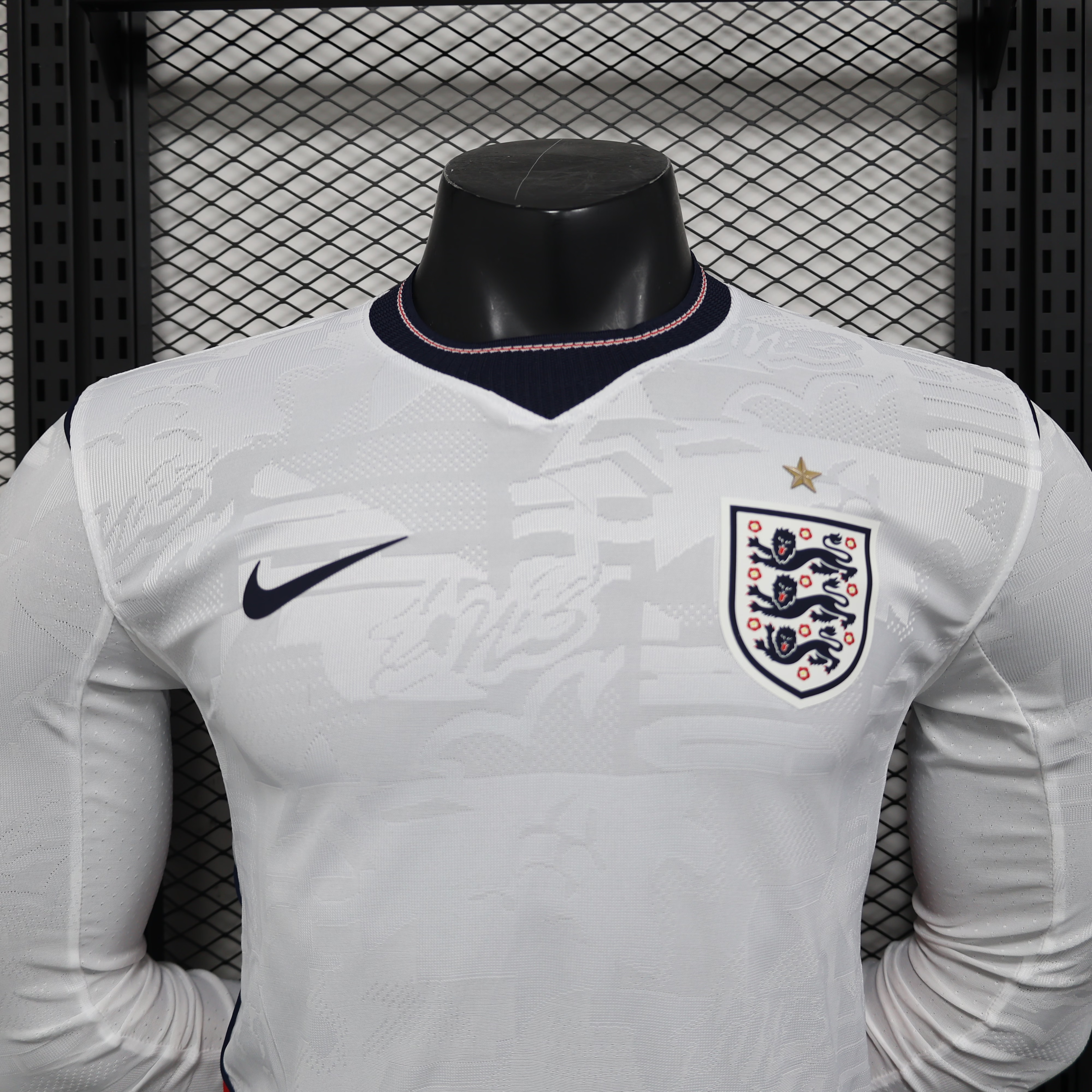 2026 Long Sleeve Player Version England Home Football Jersey 1:1 Thai quality