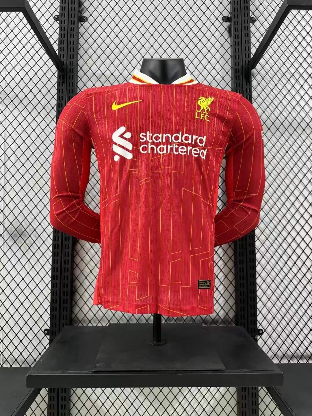 2024/2025 Long Sleeve Liverpool Home Player Version Football Shirt 1:1 Thai Quality