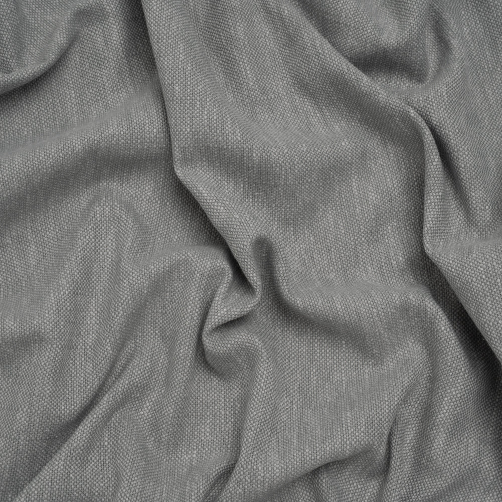 Slubbed Recycled Polyester Home Decor Woven - Silver Heathered - British Imported - Joann Fabrics