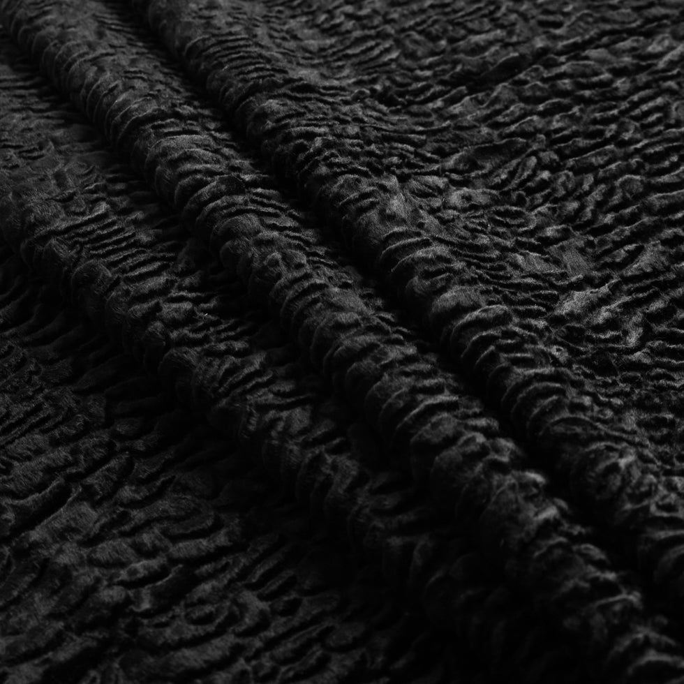 Faux Persian Lamb Fur - Black - Joann Fabrics