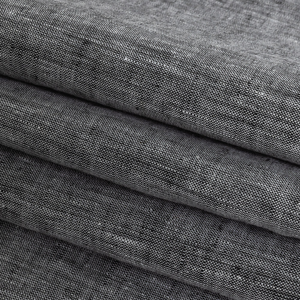 Lightweight Linen Chambray - Heathered Black - Minerva Collection - Joann Fabrics