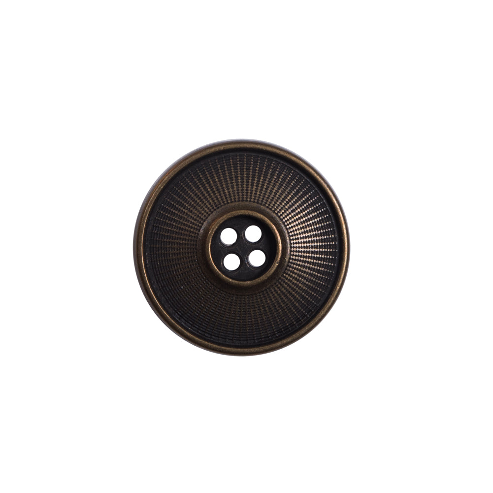 Italian Antique Gold Metal 4-Hole Button - 32L/20mm - Joann Fabrics