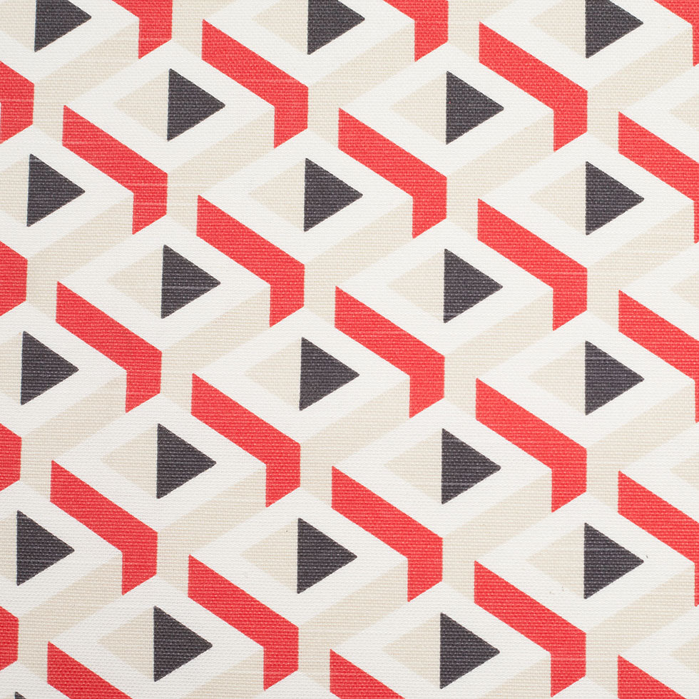 Spanish Red Geometric Woven - Joann Fabrics