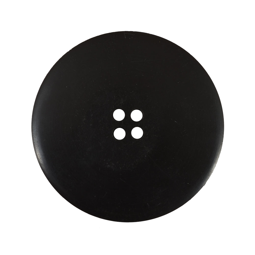 Italian Black and Brown 4-Hole Plastic Button - 48L/30.5mm - Joann Fabrics