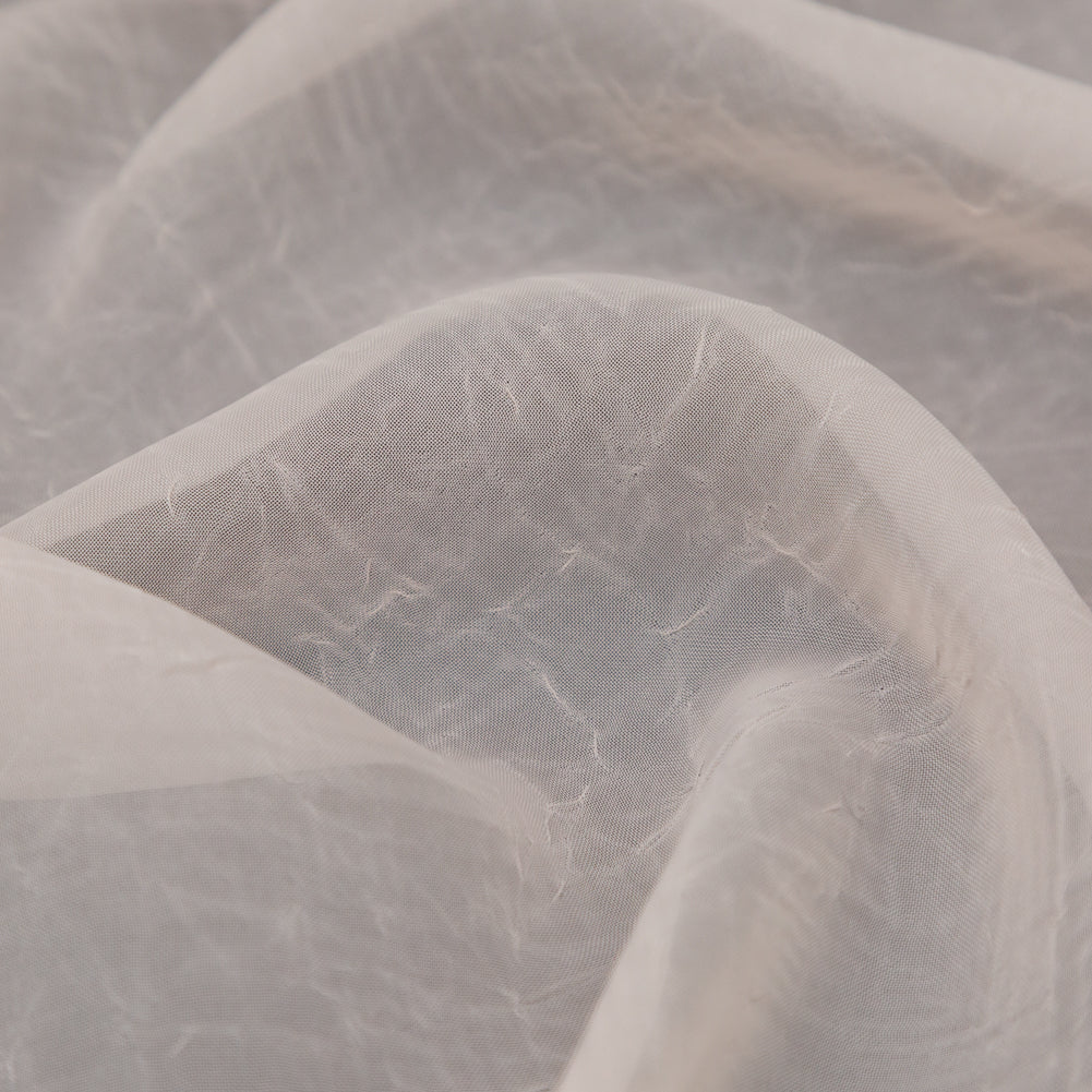 Wrinkled Drapery Sheer Fabric - Shell - British Imported - Joann Fabrics