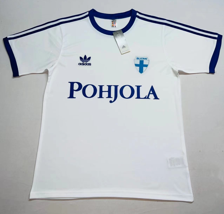 1982 Retro Finland Home Football Shirt 1:1 Thai Quality