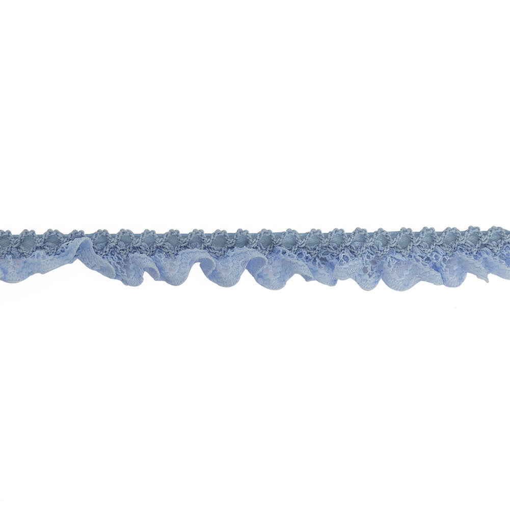 Periwinkle Criss Cross Crochet Trimming - 0.625