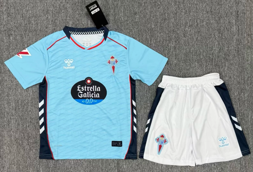 2025/2026 Celta Vigo Home Football Shirt 1:1 Thai Quality Kids Size