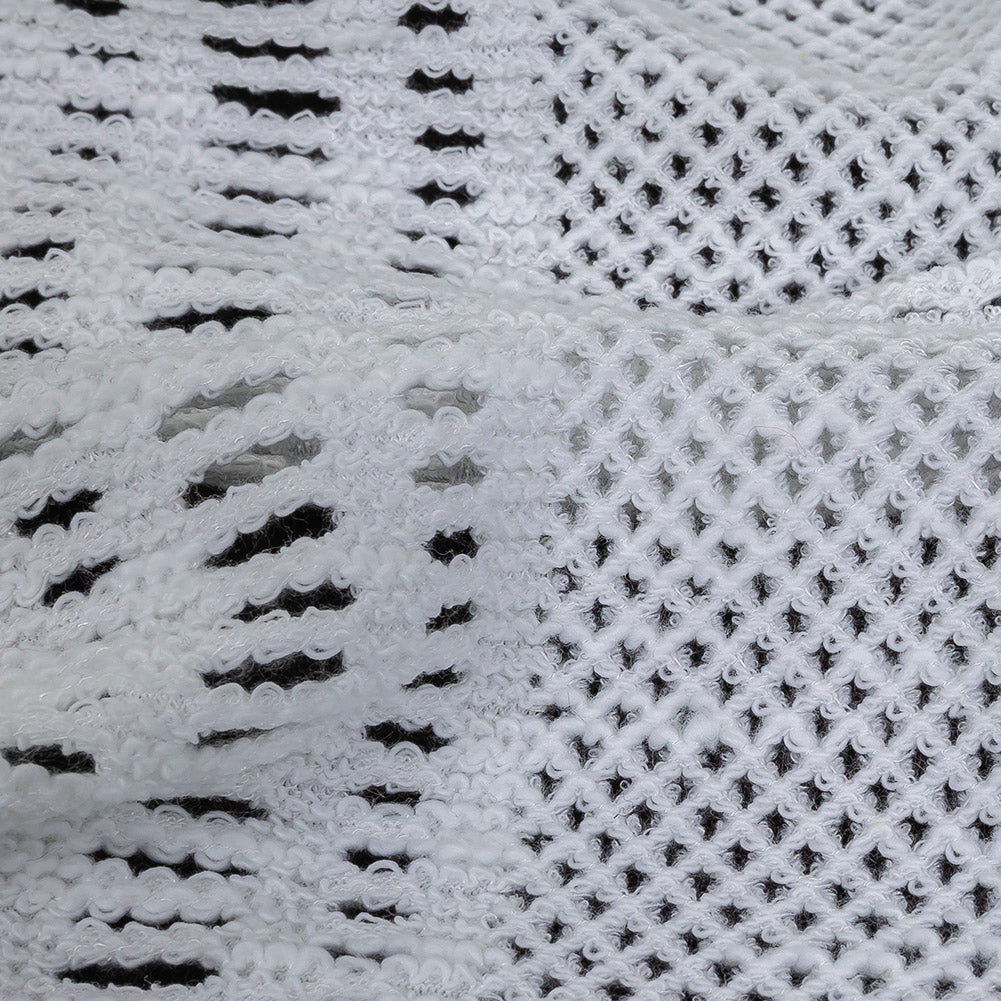 Italian Optic White Squares Stretch Crochet Lace - Joann Fabrics