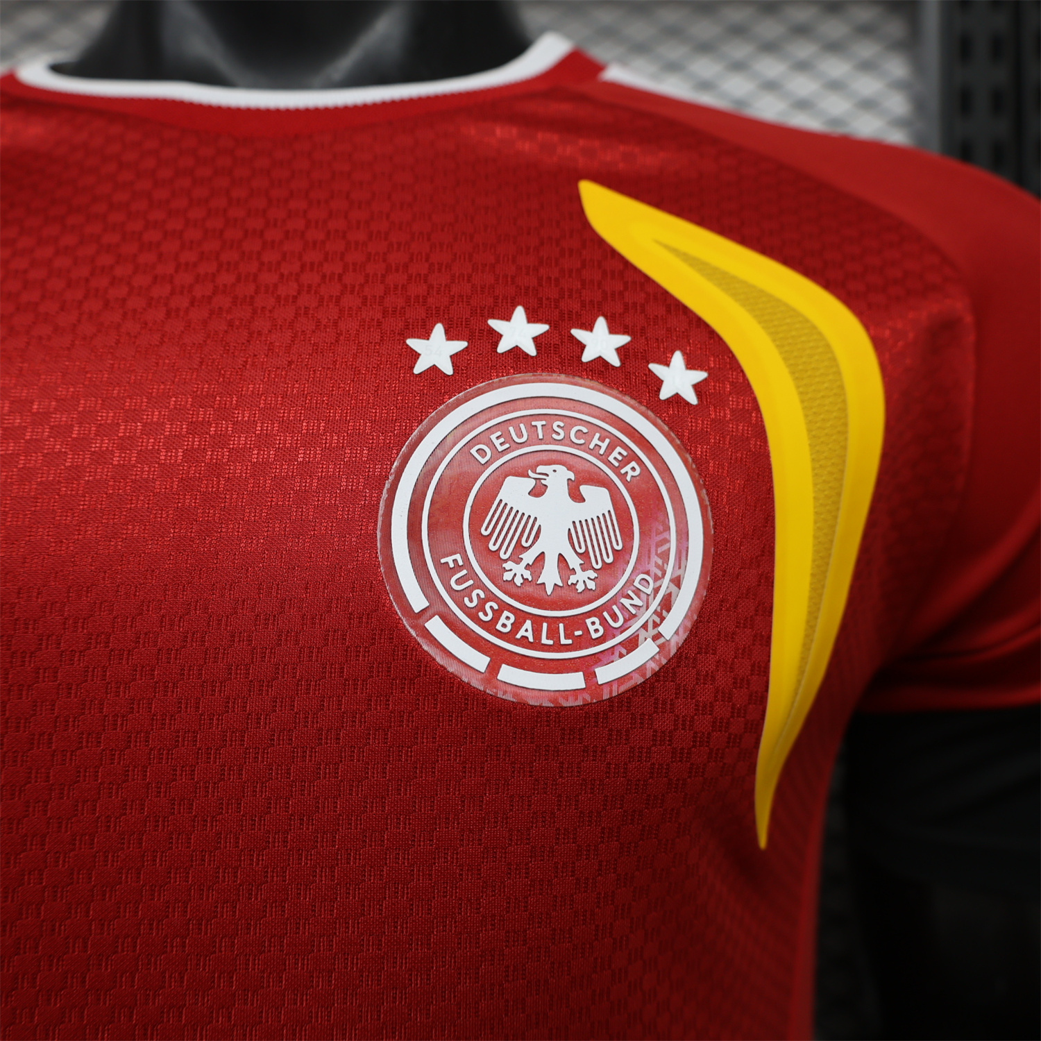 Germany 2026 Red Short-Sleeve Training Jersey - Player Version - UnitedFutballJersey