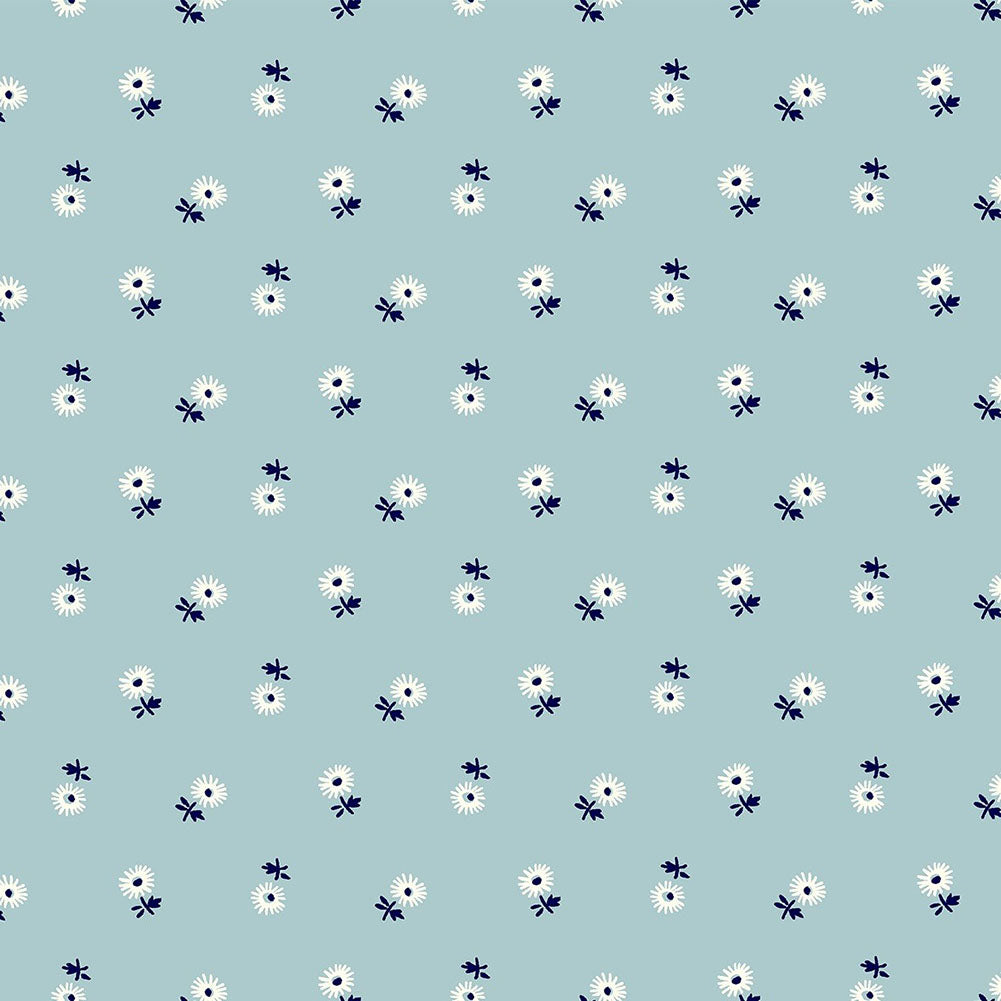 Liberty Art Fabrics Pale Blue Sunshine Daisy Lasenby Quilting Cotton - Joann Fabrics