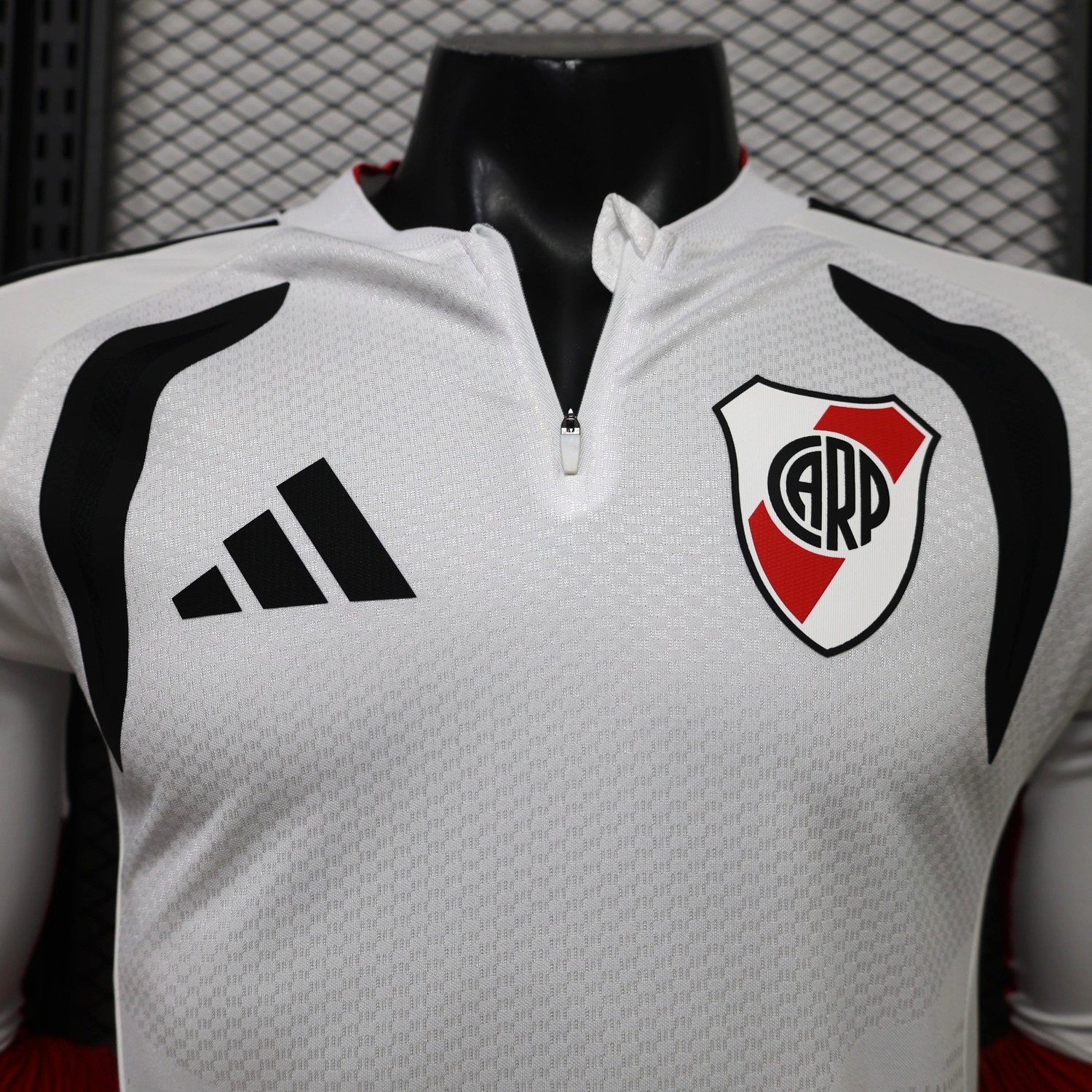 River Plate 26-27 White Red Long Sleeves Training Jersey - Player Version - UnitedFutballJersey