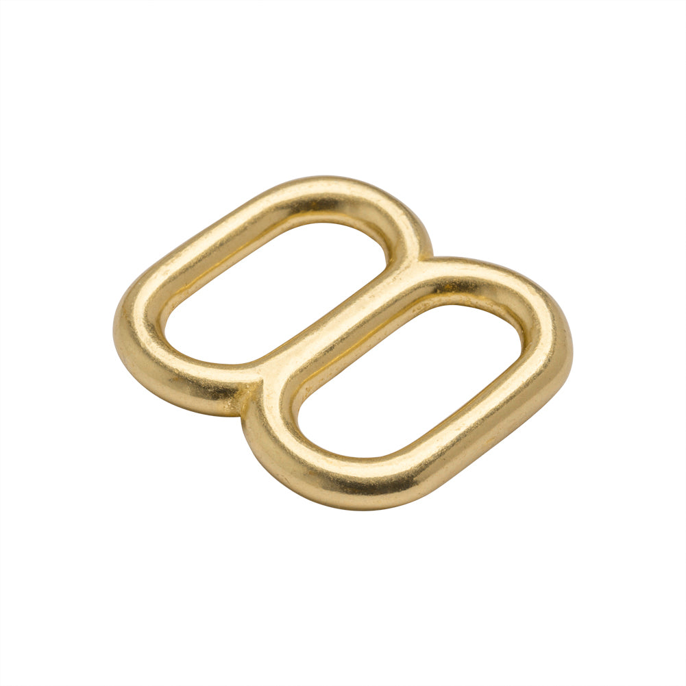 Gold Metal Double Loop Ring - 1.25