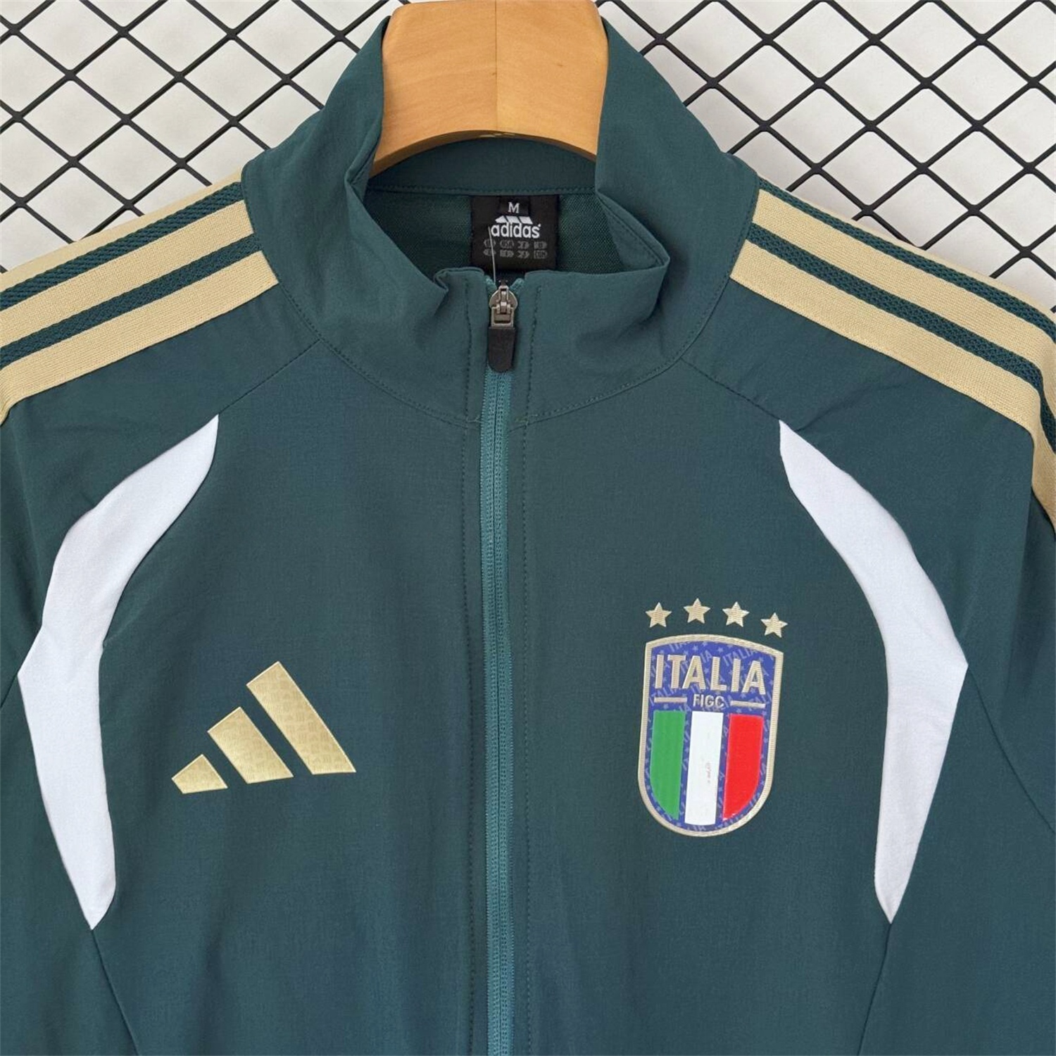Italy 2026 Windbreaker Training Set - Green Top and Pants - UnitedFutballJersey